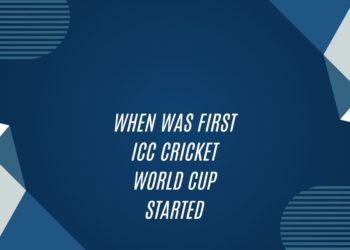 When Was First Icc Cricket World Cup Started