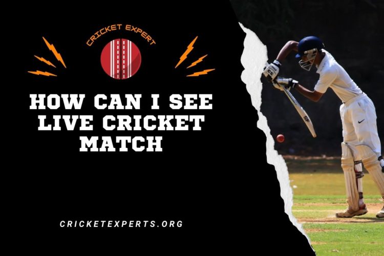How Can I See Live Cricket Match