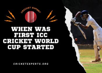 When Was First Icc Cricket World Cup Started